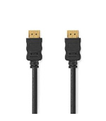 Nedis CVGL34060BK05 - Kabel High Speed HDMI™ s Ethernetem | Konektor HDMI™ - Konektor HDMI™ | 0,5 m | Černá barva