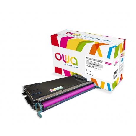 OWA Armor toner kompatibilní s Lexmark C734A1MG, 6000st, červená/magenta
