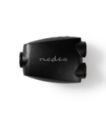 Nedis CAGB25940BK - TosLink Adaptér | TosLink Zásuvka – 2x TosLink Zásuvka | Černá
