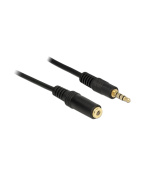 Delock prodlužovací kabel Audio Stereo Jack 3.5 mm samec / samice IPhone 4 pin 2 m