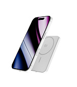 Epico Qi2 25W 5000mAh Mag+ powerbanka EM55 - stříbrná