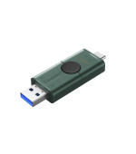 DataTraveler Duo G2/256GB/USB 3.2/USB-A + USB-C/Zelená
