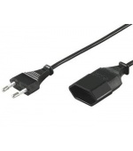 PremiumCord Kabel síťový prodlužovací dvojvidlice 230V 2m