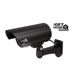 iGET HGDOA5666 - atrapa/maketa bezpečnostní CCTV kamery, blikající črv. LED,4x nálepka CCTV varování