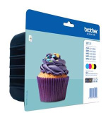 Brother LC-123VALBP (inkoust multipack - černá + tři barvy)