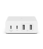Belkin BOOST CHARGE™ 108W 4-portová USB-C Power Delivery GaN nástěnná nabíječka (USB-C 96W + USB-A 12W), bílá