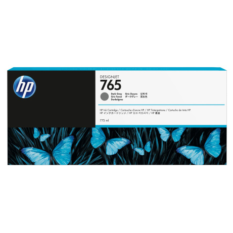 HP 765 Designjet tmavě šedá (775 ml), F9J54A