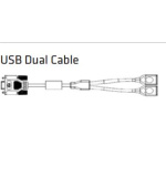 Honeywell Dual USB type A breakout Y-cable