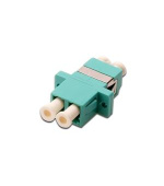 Digitus LC / LC Duplex Coupler, color aqua Zirconia Ceramic Sleeve, polymer housing, Multimode,inc.fixing material