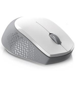 Genius NX-8000S BT, myš, bezdrátová, 1200DPI, 3 tlačítka, Bluetooth, USB 2,4 GHz, bílo-šedá