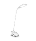 CONNECT IT CLIP stolní Led lampička s klipem, int. baterie, USB-C, BÍLÁ