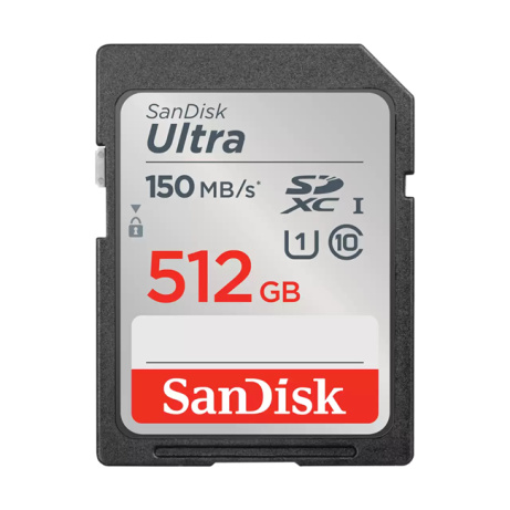 SanDisk Ultra SDXC 512GB 150MB/s Class10 UHS-I