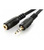 GEMBIRD 3.5 mm stereo jack, gold contacts, 5m, M/F