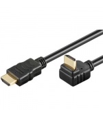 PremiumCord Kabel HDMI+Ethernet, zlac., 270°, 2m