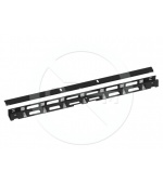 Vertikální vyvazovací žlab 42U kovový s krytem, BK, VVZ-K-42-B