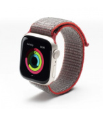 ZAGG GEAR4 spor. řemínek Apple Watch 41/40/38mm červená
