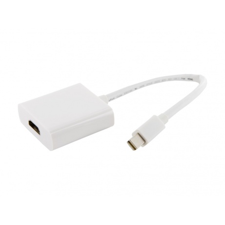 4World Adaptér mini DP M - HDMI F White