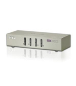 ATEN KVM switch CS-74U USB 4PC audio , včetně kabelů 1.2m