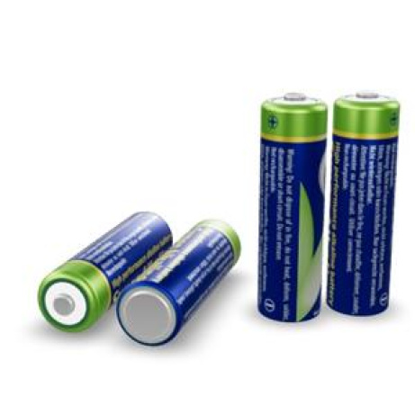 Gembird alkalická baterie AA LR6 1.5V, 4ks