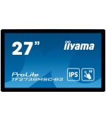 27" iiyama TF2738MSC-B2: IPS, FullHD, capacitive, 10P, 500cd/m2, DP, HDMI, DVI, 16/7, IP1X, černý