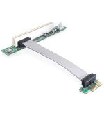 Delock Riser card PCI Express x1 > PCI 32Bit 5 V s flexibilním kabelem 13 cm zasunutí vlevo