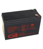 CSB 12V 7,2Ah olověný akumulátor (12V/7,2Ah - Faston 250)