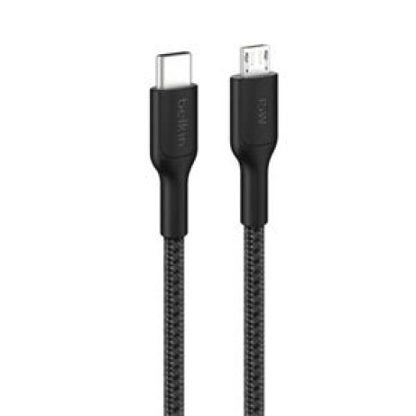 Belkin BOOST CHARGE PRO™ USB-C/microUSB, 1m, černý - odolný