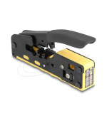Delock Krimpovací nástroj pro 6P/8P RJ45/RJ11 zástrčky Cat. 5/6/7 s řezačkou a odizolovačem