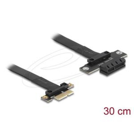 Delock Riser karta PCI Express, ze zástrčky x1 na slot x1, s kabelem, délka 30 cm