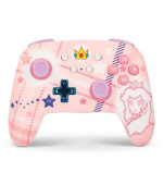 PowerA Enhanced Nabíjecí bezdrátový herní ovladač pro Nintendo Switch - Super Mario Princess Peach Plaid