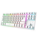 Trust GXT831 Thado TKL/Bezdrátové USB/US/Bílá