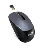 GENIUS NX-7015/ 1600 dpi/ Blue-Eye senzor/ bezdrátová/ kovově šedá