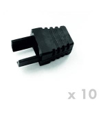 DATACOM Manžetka pro plug RJ45  černá  (10ks)