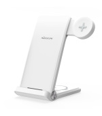 Nillkin PowerTrio 3v1 Bezdrátová Nabíječka pro Samsung Watch White