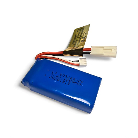 Akumulátor Li-Po 7,4V 1500 mAh pro FT-09 - malá tamiya