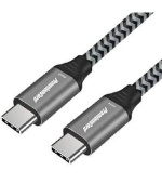 PremiumCord Kabel USB 3.2 Gen 1 USB-C male - USB-C male, bavlněný oplet, 2m