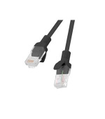 LANBERG Patch kabel CAT.6 UTP 15M černý Fluke Passed