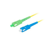 LANBERG optický patch cord SM SC/APC-SC/UPC simplex 2m LSZH G657A1 průměr 3mm, barva žlutá