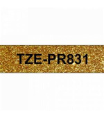 Brother - TZe-PR831 černá / zlatá (12mm, 8m,)