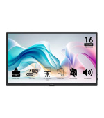 MSI přenosný ultra tenký monitor PRO MP165 E6, 15,6" IPS/1920 x 1080 FHD/60Hz/4ms/2xUSB-C/HDMI/černá