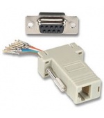 PremiumCord Redukce 9F-RJ45 zásuvka