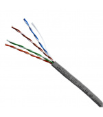 DATACOM  UTP flex,Cat5e PVC,šedý,100m,lanko