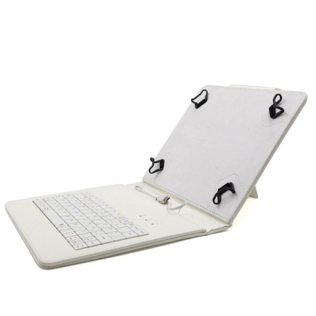C-TECH pouzdro univer.s klav. 8"  bílé