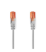 Nedis CCGL85230GY150 - Síťový kabel CAT6 U/UTP | RJ45 Zástrčka - RJ45 Zástrčka | 15.00 m | Kulatý | PVC | Šedá