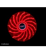 přídavný ventilátor Akasa Vegas LED 12 cm červená
