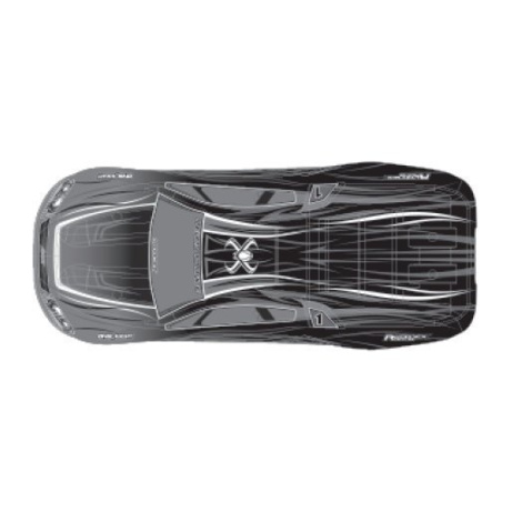 AB38-SJ01 - Karoserie pro Truggy Racer 4WD 1:16- oranžový