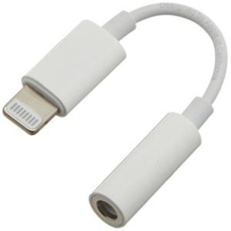 PremiumCord Apple Lightning audio redukční kabel na 3.5 mm stereo jack/female, bílý