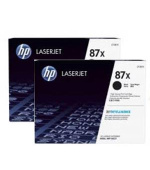 HP toner 87X/Black/2x18 000/2-pack