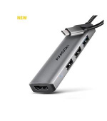 AXAGON HMC-H3A, USB 5Gbps hub, 3x USB-A, HDMI 4k/30Hz, kabel USB-C 15cm