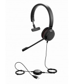 Jabra Evolve 30 II/Mono/Jack/Drát/MS/Černá